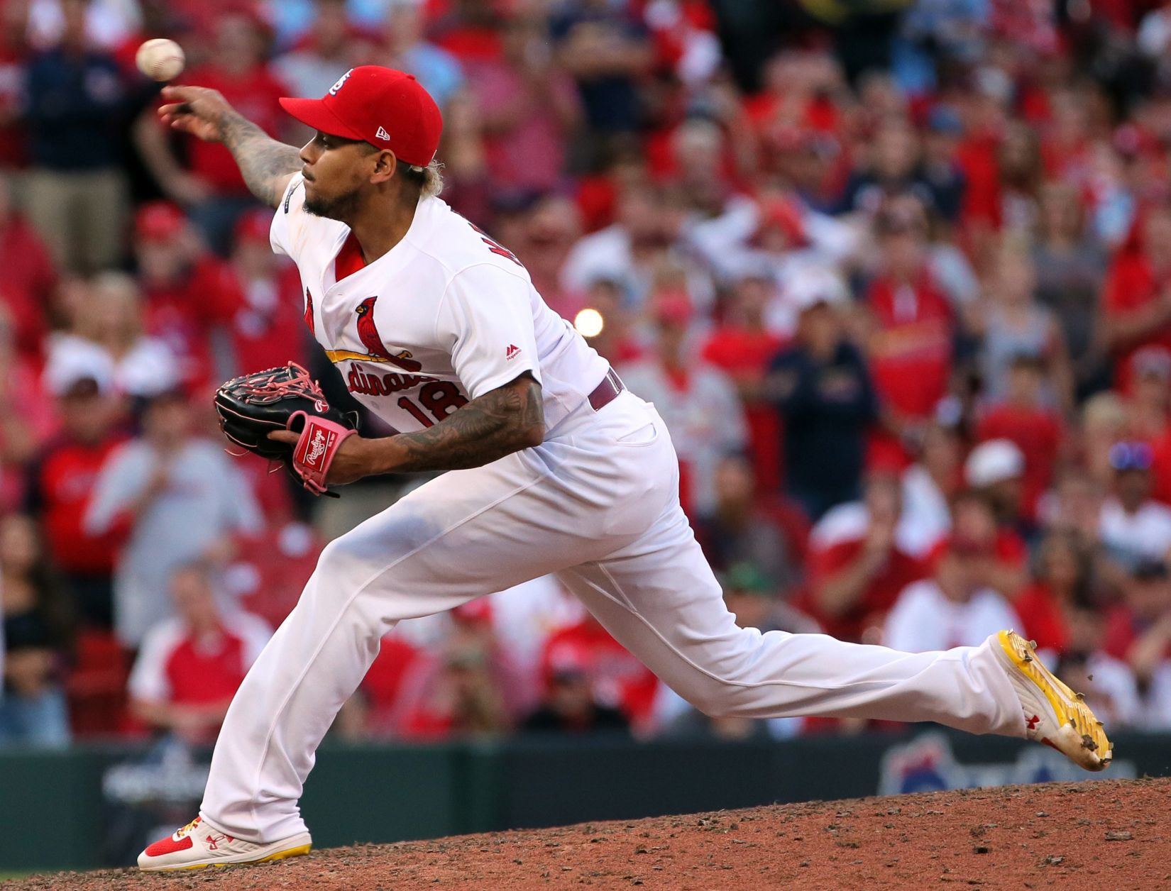 Atlanta Braves vs St. Louis Cardinals, Game 4 NLDS in St. Louis